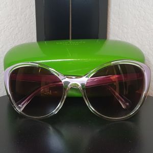 Dolce & Gabbana Purple and Clear Sunglasses